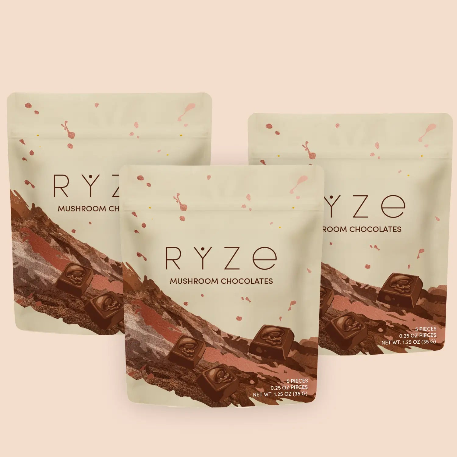 Mushroom Chocolates Rye (15 pieces) M3