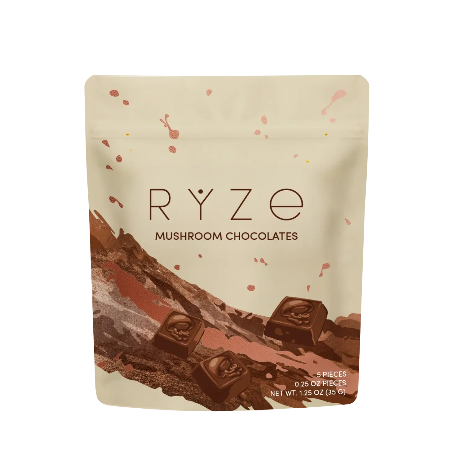 FREE Mushroom Chocolates Rye (5 pieces) O0