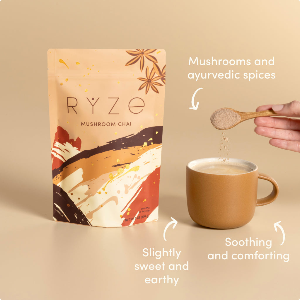 RYZE Mushroom Chai Starter Bag H9