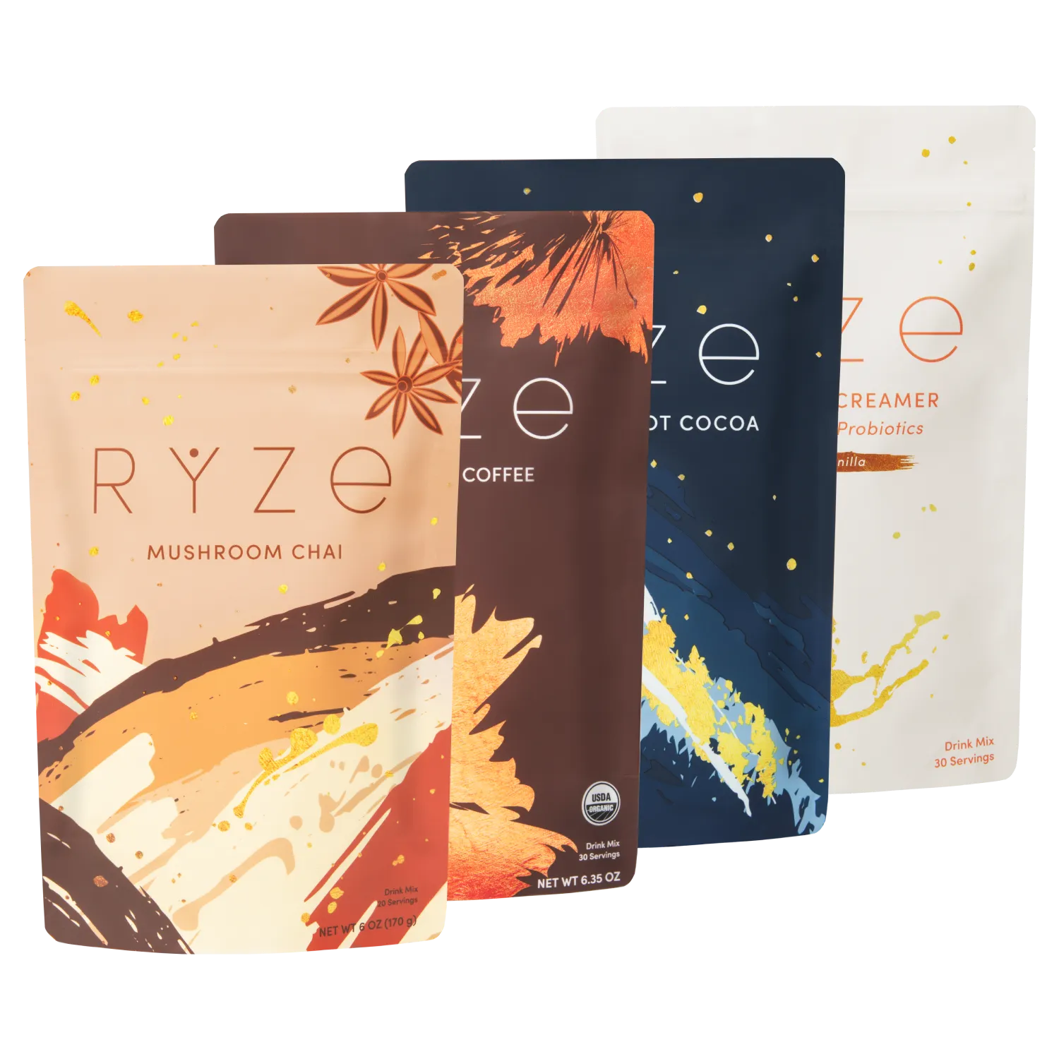 Ultimate Elevate + Unwind Bundle: Chai + Coffee + Cocoa M6