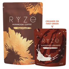 Mushroom Coffee + Mocha Creamer Set C2