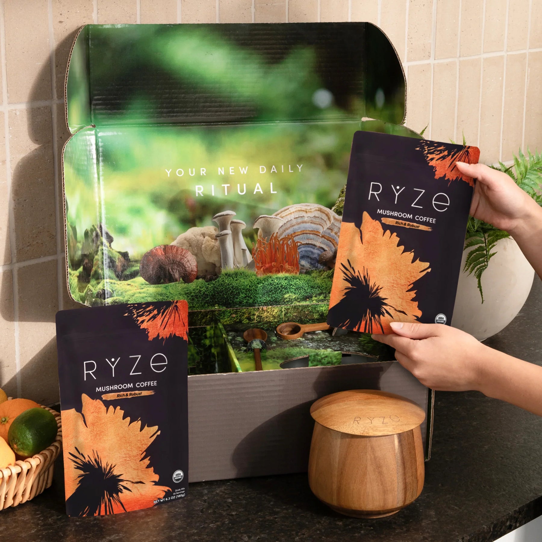 RYZE Ritual Set Dark Roast (90 Day Plan) W6