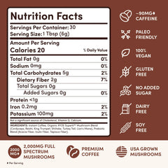Mushroom Coffee Dark Roast Starter Kit 60 Serving X1
