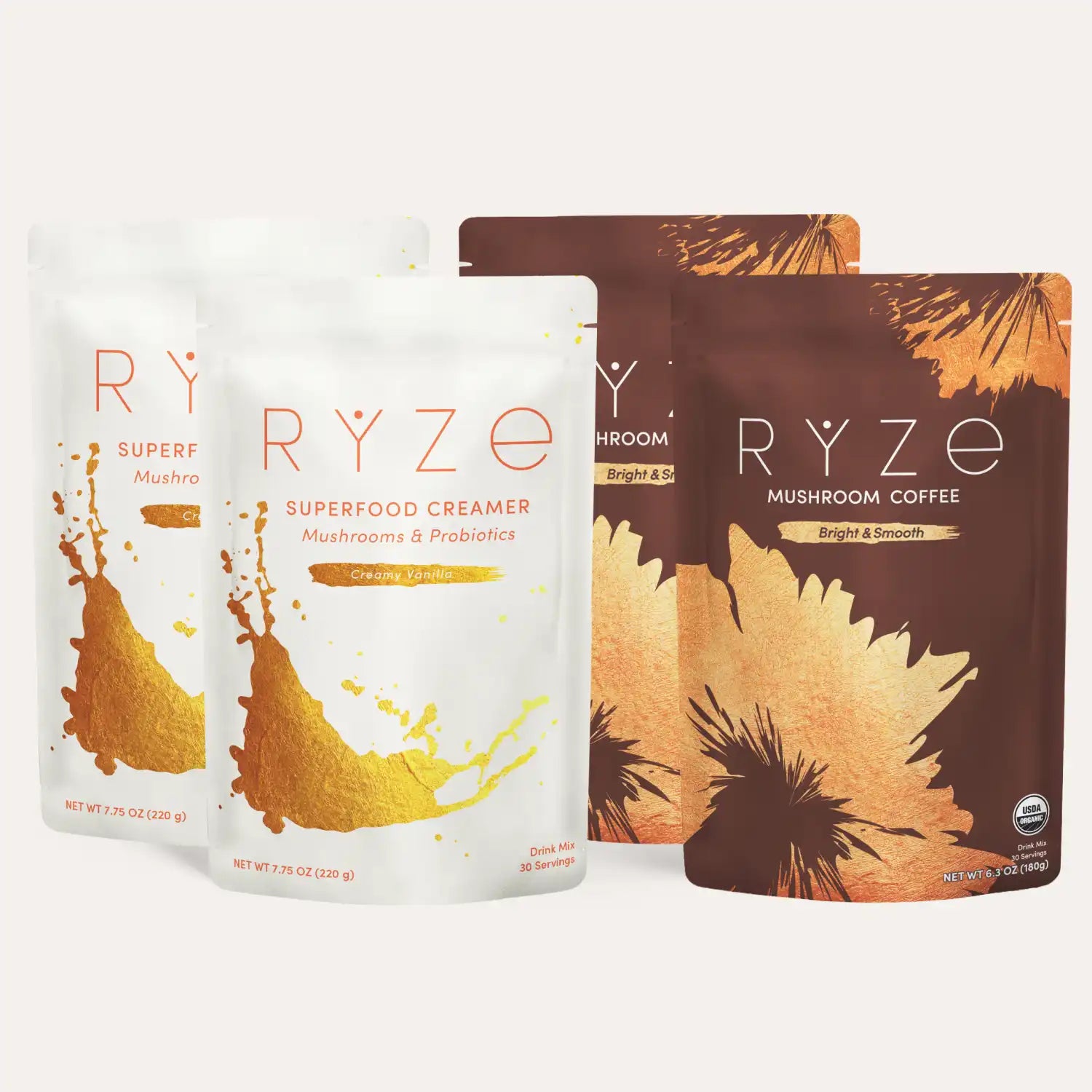 RYZE Lovers Gift Set (2 Coffees + 2 Creamers) Y6