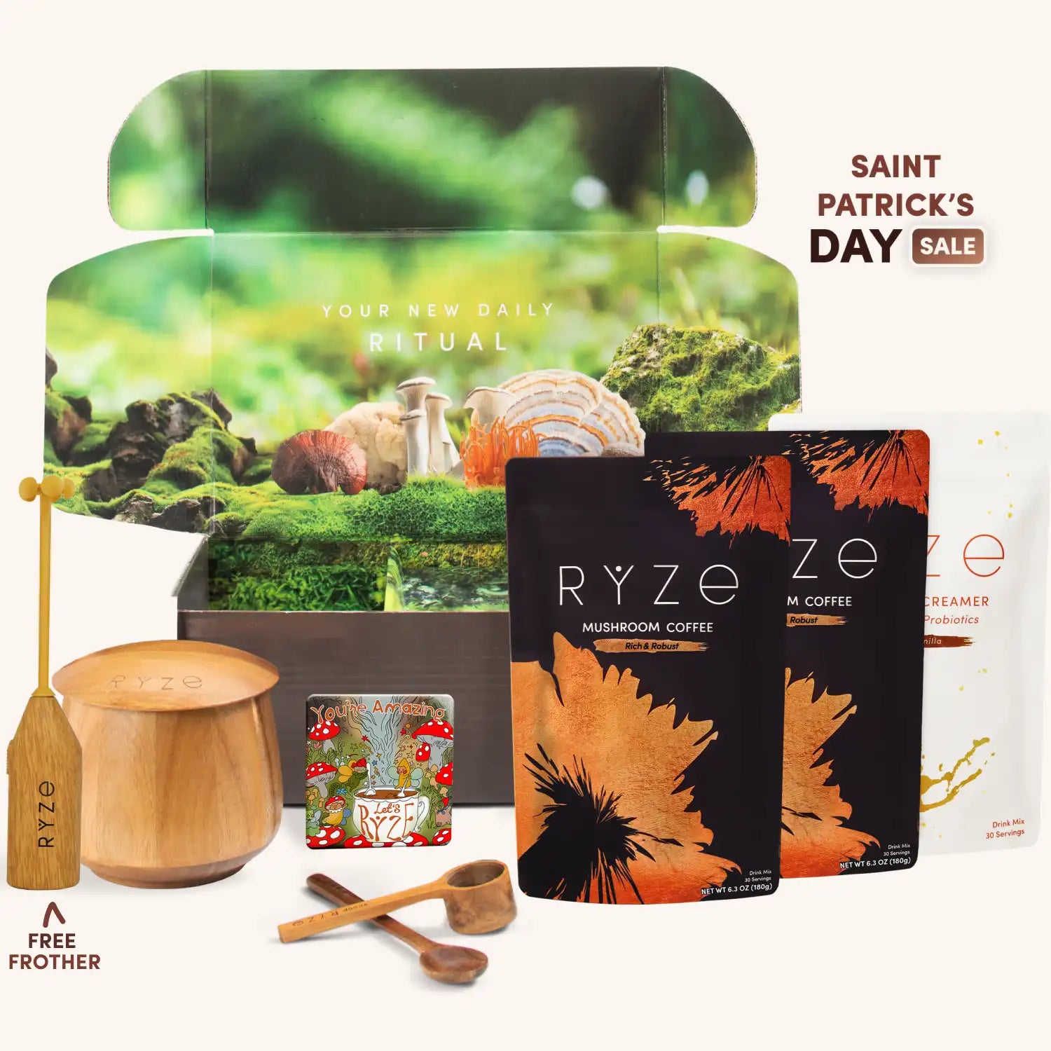 Mushroom Coffee Ritual Set P1