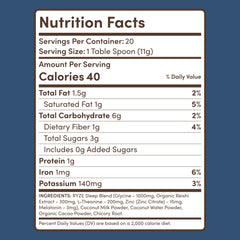 RYZE Mushroom Hot Cocoa — Organic Instant Cocoa with L-Theanine & Melatonin, 20 Servings V2