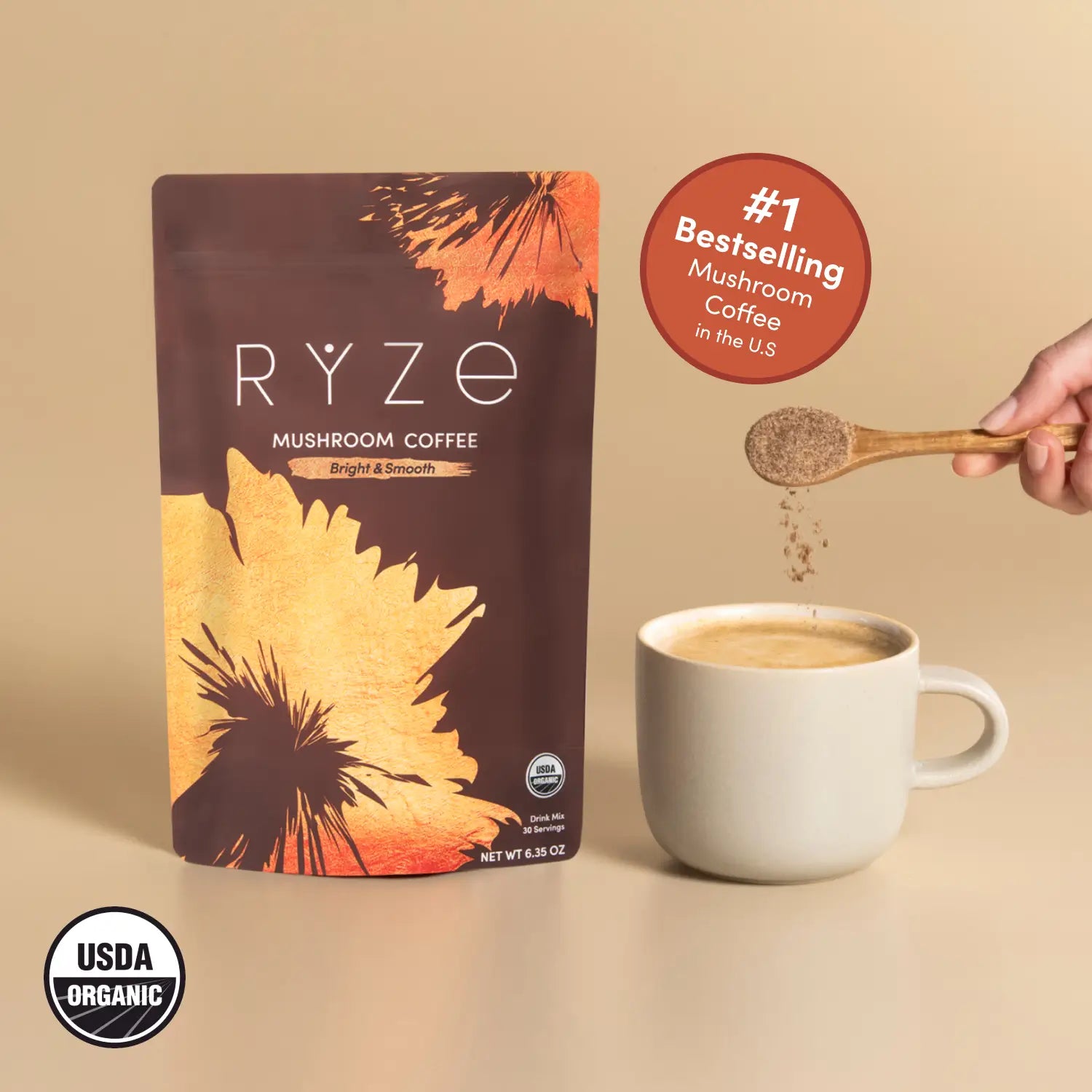 Mushroom Coffee 30 Servings U1