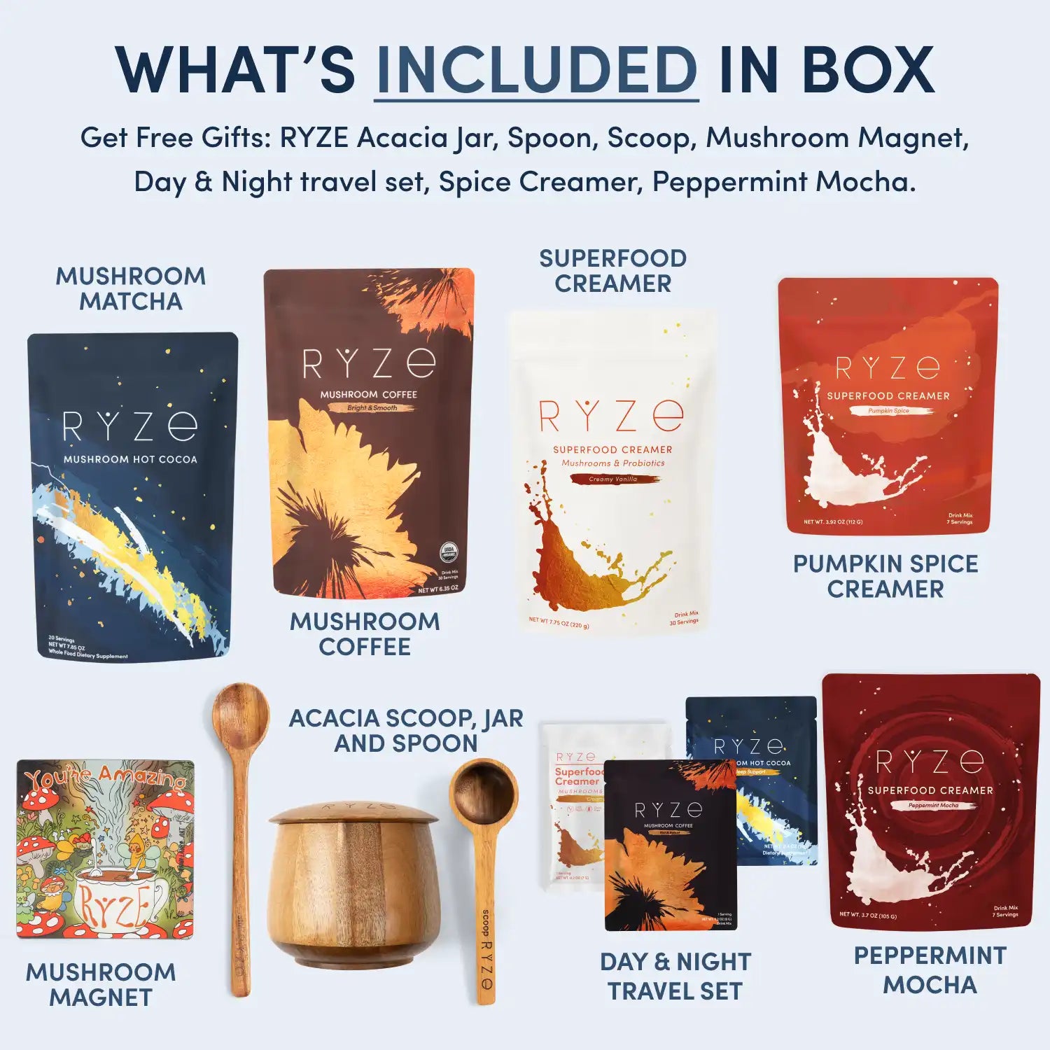 RYZE Ritual Set: Cocoa + Coffee C9
