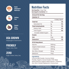 RYZE Hot Cocoa - with 6 Sleep Superfoods to Help Fall Asleep and Stay Asleep F0