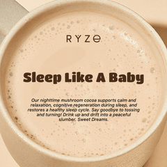 RYZE Hot Cocoa - with 6 Sleep Superfoods to Help Fall Asleep and Stay Asleep F0