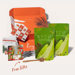 RYZE Organic Mushroom Matcha Starter Kit (60 servings) R3